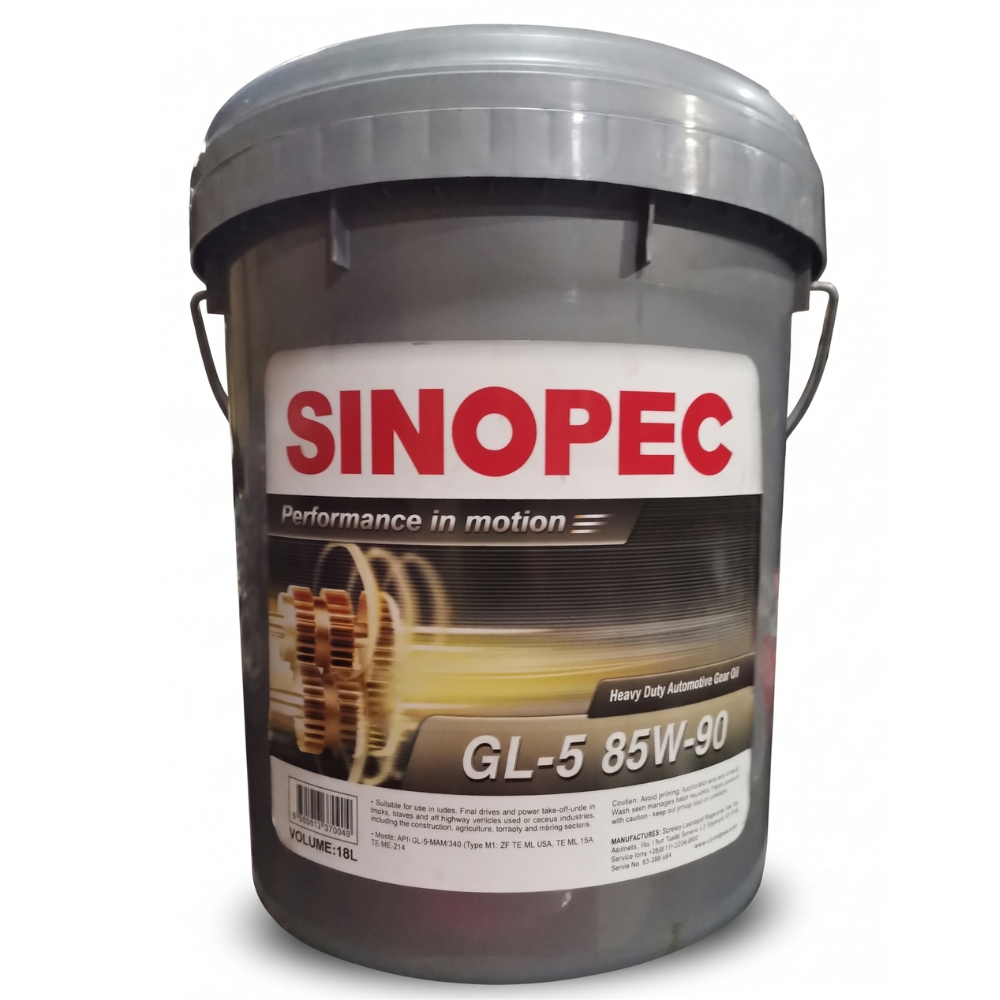 Dầu cầu Sinopec GL-5 85W/90 HD - 18L