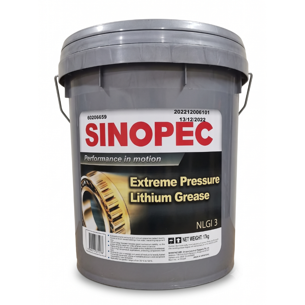 Mỡ Sinopec Lithium EP NLGI 3 - 17Kg