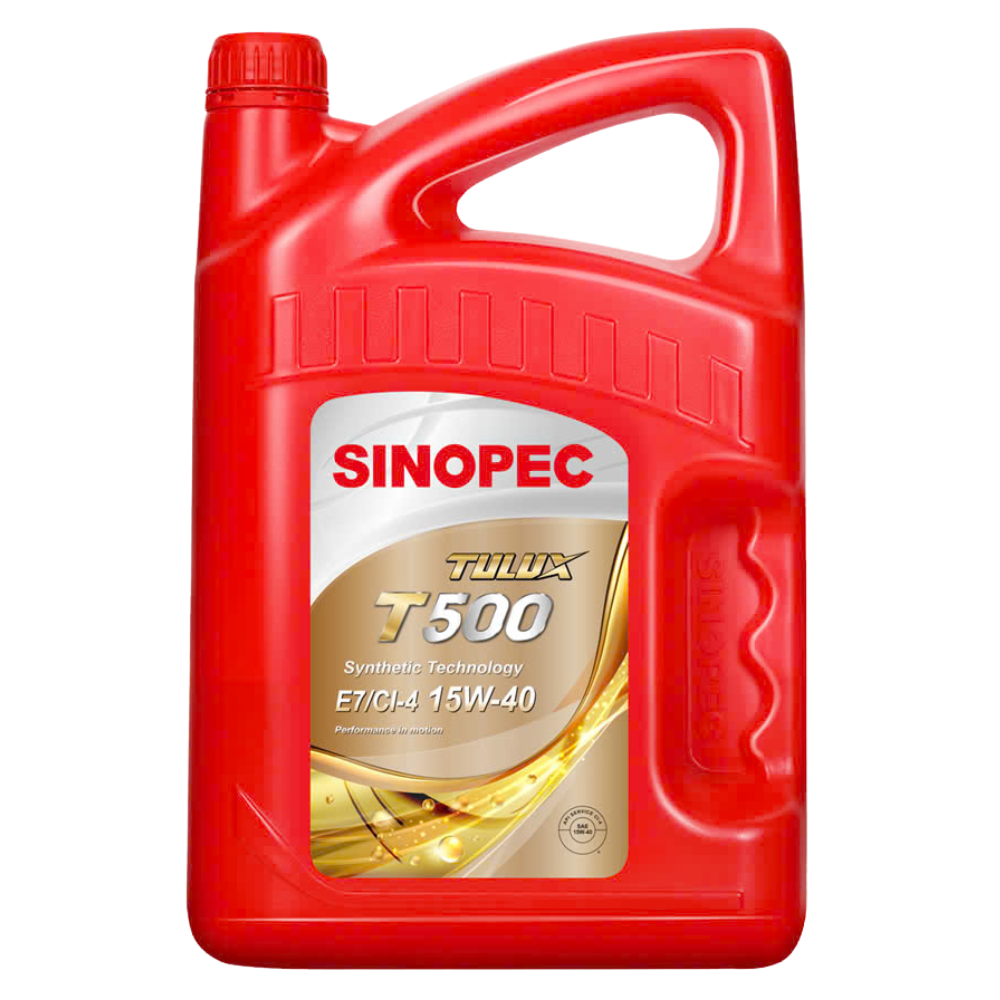 Nhớt động cơ Sinopec Tulux T500 CI-4 15W-40 - 5L